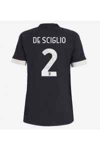 Fotbalové Dres Juventus Mattia De Sciglio #2 Dámské Třetí Oblečení 2023-24 Krátký Rukáv